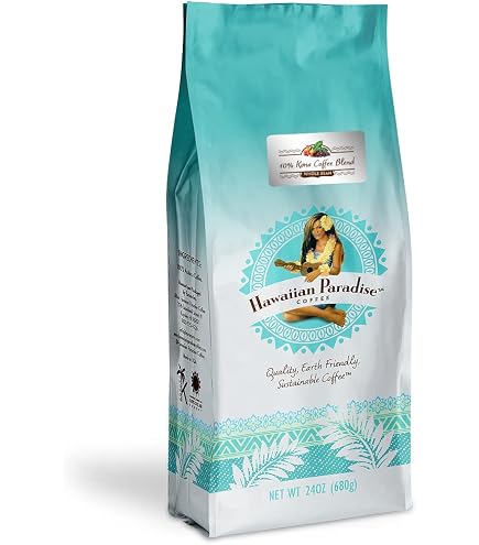 Amazon.com : Hawaiian Paradise Coffee 100% Kona Coffee, 8oz Bag